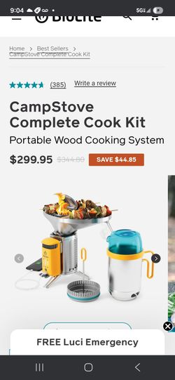 BioLite CampStove Complete Cook Kit
