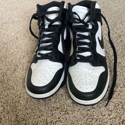 nike panda dunks high 
