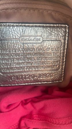 Coach Handbag with Pink Interior