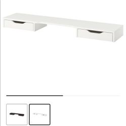 IKEA White Alex Table Add On 
