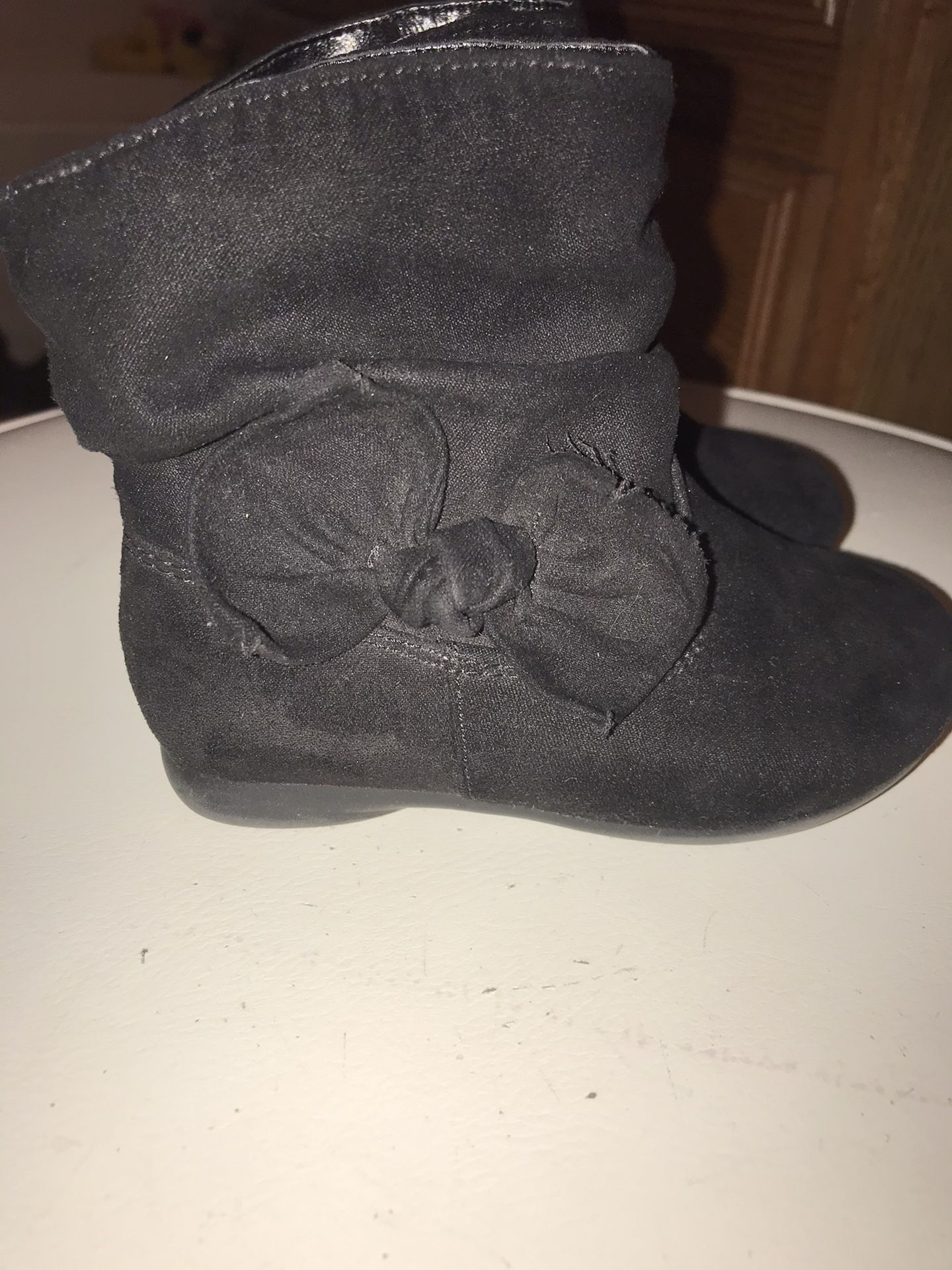 Toddler black boots