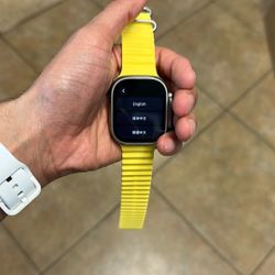 Apple Watch Ultra 49 MM GPS+Cellular Unlocked With Silicone Band