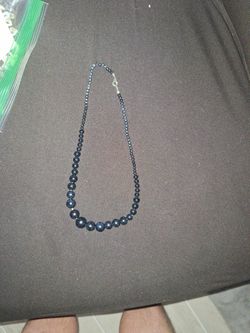 Costume Jewelery  Black Beads