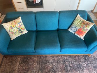 Article Ceni 83" Sofa - Lagoon Blue