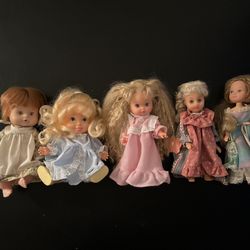 Dolls 5 unique little ones.  