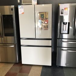 Samsung Bespoke French Door Refrigerator With Family Hub 📱  AND  Beverage Center 💥💥 VA6