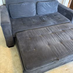 Loveseat Turns Into A Bed 