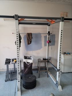 Garage Gym Setup with Weights