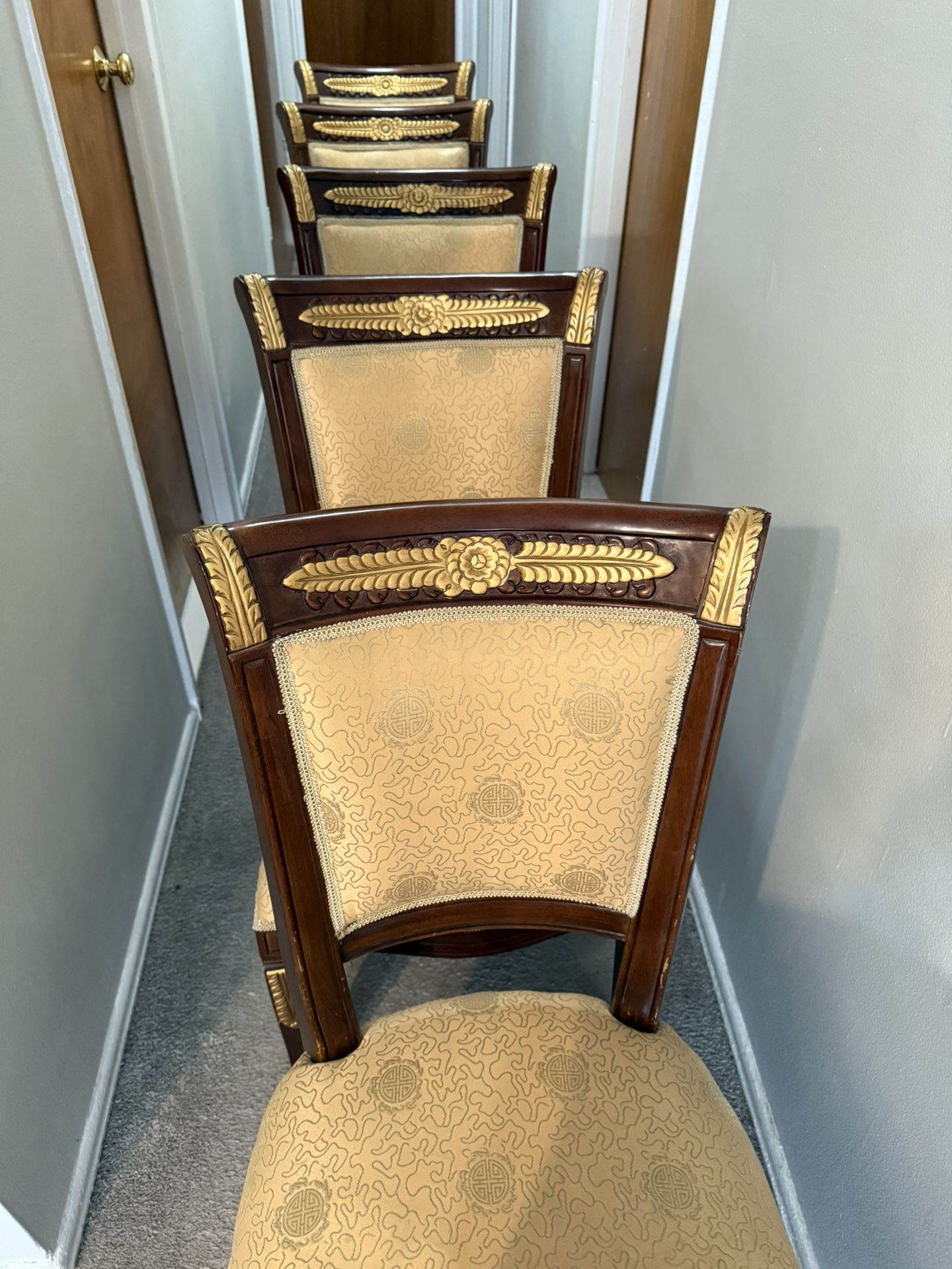 Vintage Italian Onyx Dining Set – Table + 6 Chairs – Delivery Available