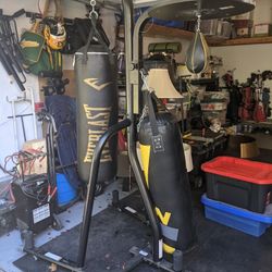 Heavy Bag Stand With Speed bag (Extra Heavy Bag Included)