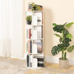 Singed 5-Tier 50“ Swivel Storage Bookshelf