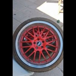 4-20" STR WHEELS & TIRES 