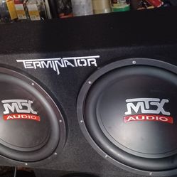Mtx Audio Terminator Subwoofers...12"inch........