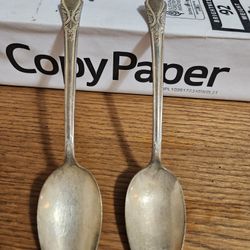 W.M. Rogers Mfg Co "Avalon" Silverplate 2 Spoons