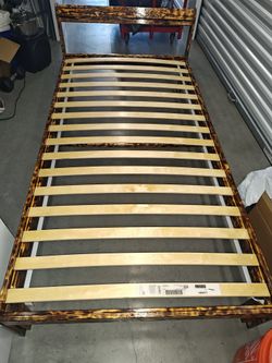 Twin Bed frame with mattress