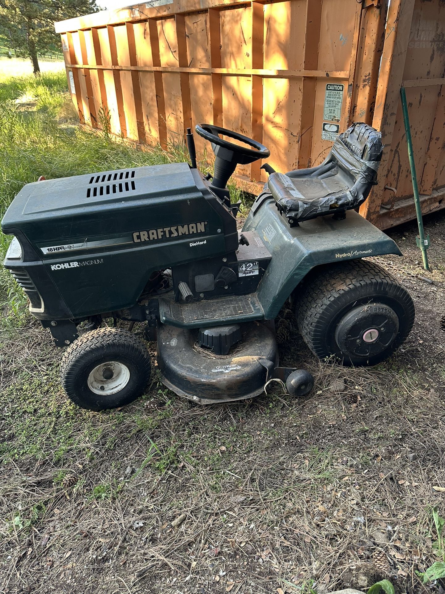 Craftsman Riding Mower And Implements
