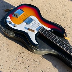 Vintage 60s Precision Bass - C. Bruno & Son strap