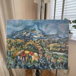 Abstract Landscape  Acrylic Painting 