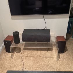 Psb Bookshelf Speakers And Subwoofer 