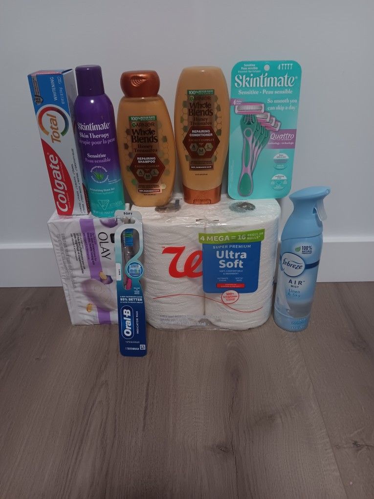 Whole Blens ,olay,oralb,colgate Total
