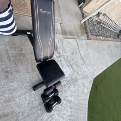 Workoug Bench And Weights 