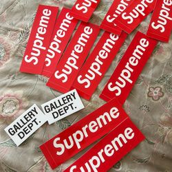 Supreme And Gallery Dept Stickers