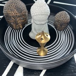 Black Swirl Plant Tray