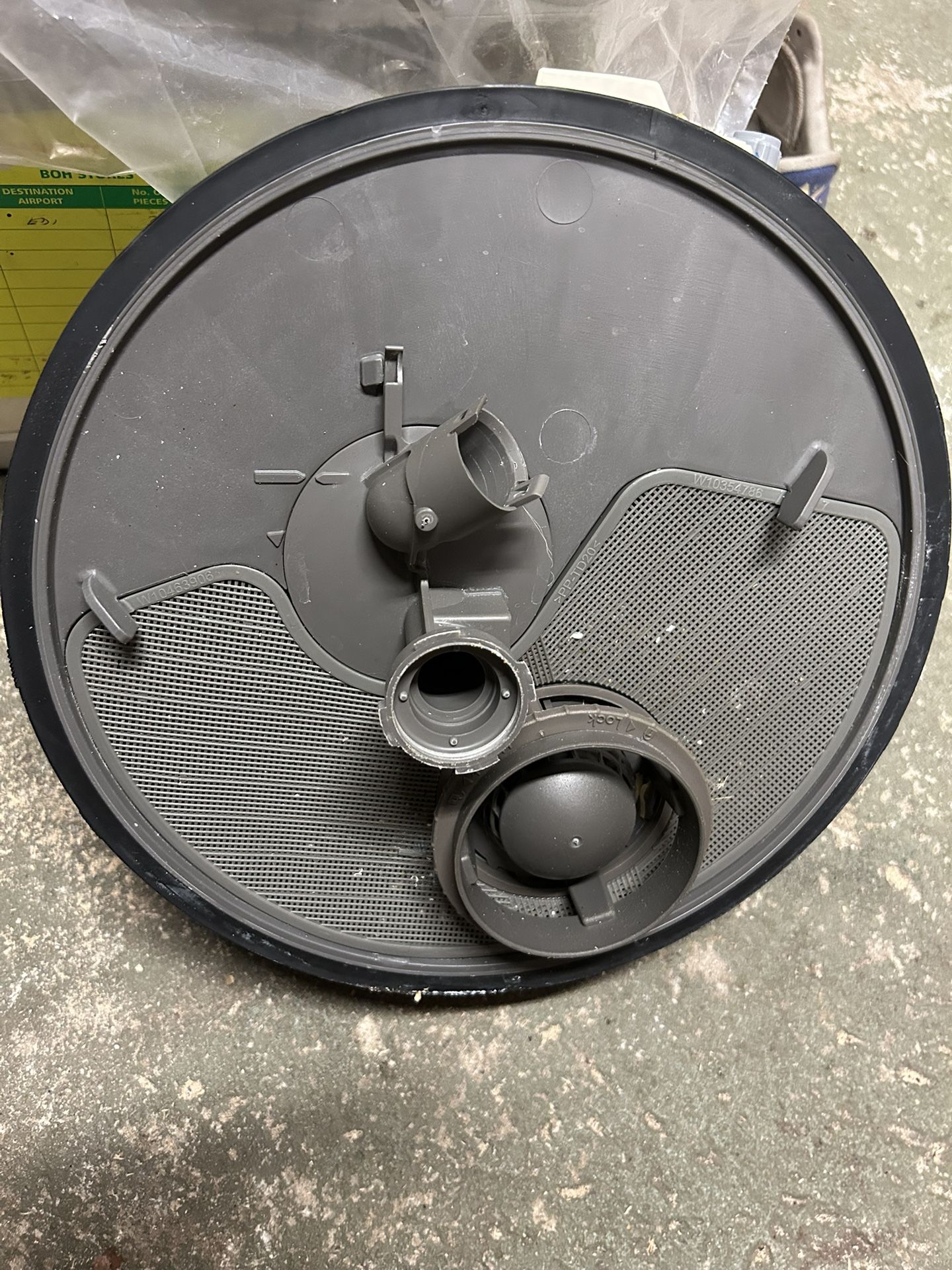 Whirlpool Sump And Motor Assy W10837401 For Model WDF520PADM9 Used