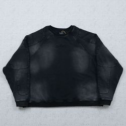 Far Old Fi Racing F Star Letter Round Neck Sweatshirt
