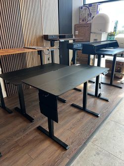Black Electric Standing Desk