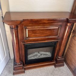 Solid Wood Fireplace 
