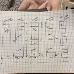 Custom closet organizer