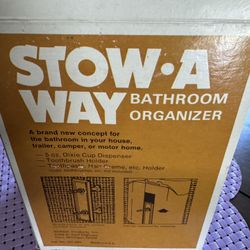 Vintage RV or Bathroom Organizer 