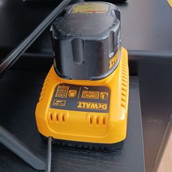 Dewalt Battery and Charger, 