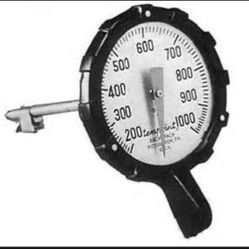 Bacharach 1868186 Tempoint Stack Thermometer (1000F-6" Probe)

