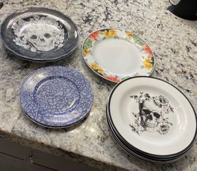 Eclectic & Gothic-Chic Dinnerware Set (Mix & Match Plates)