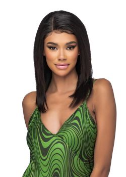 Vivica A Fox YOKI Remi Human Hair Wig 6x4 HD Lace Front Hand Tied Natural