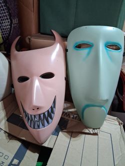 Nightmare before Christmas lock & Shock masks