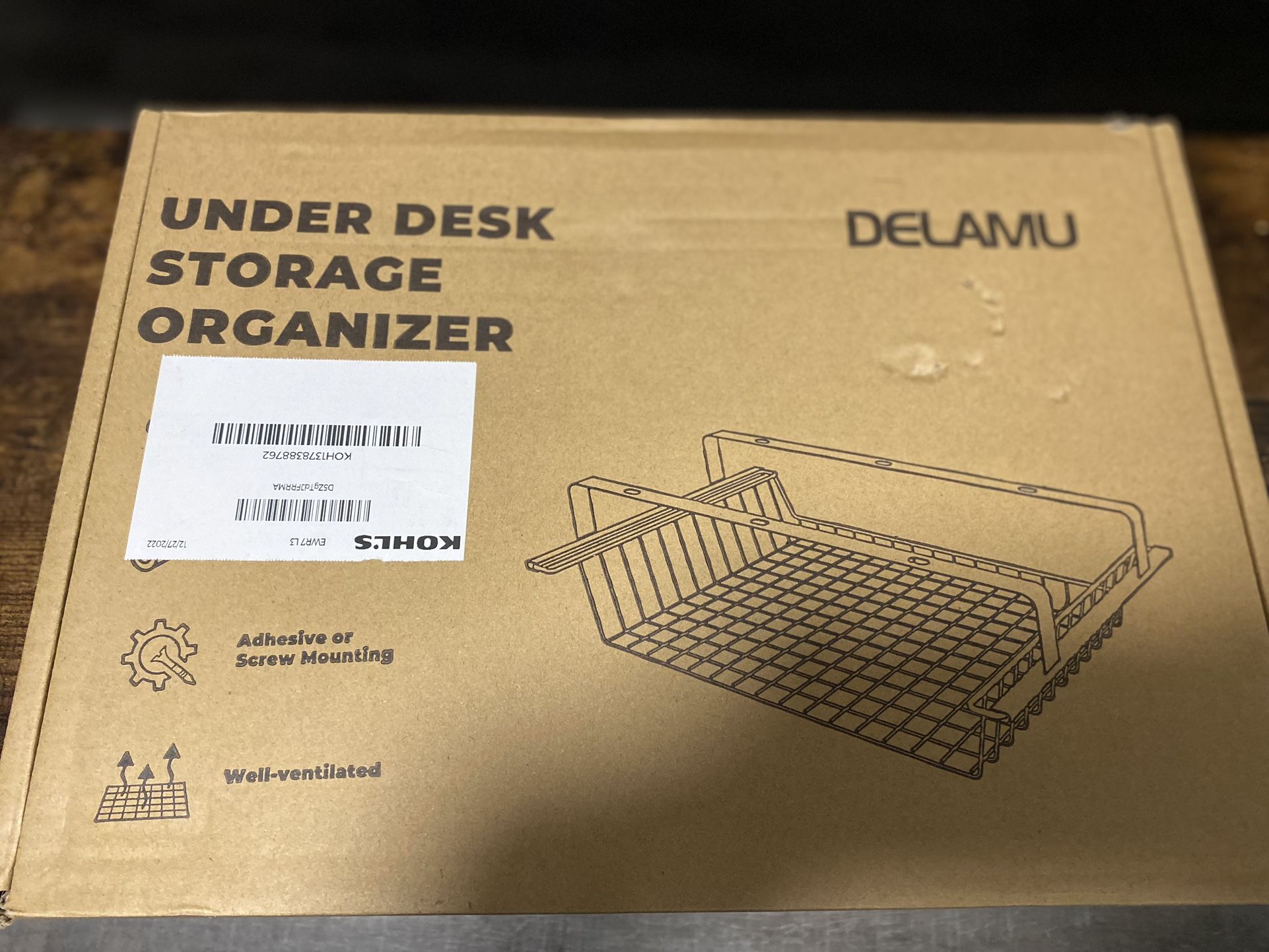 Under Desk Storage Organizer 