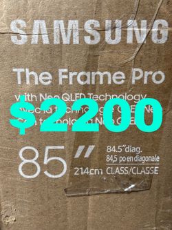 Samsung 85 The Frame Pro TV ,  Check my profile for more models