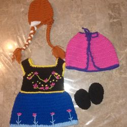 Frozen Anna Outfit Photo Prop Disney 