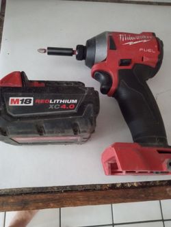 Milwaukee "Fuel" Driver and Battery