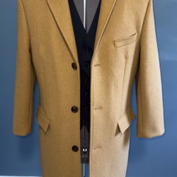 J. Crew Chic Tan Topcoat