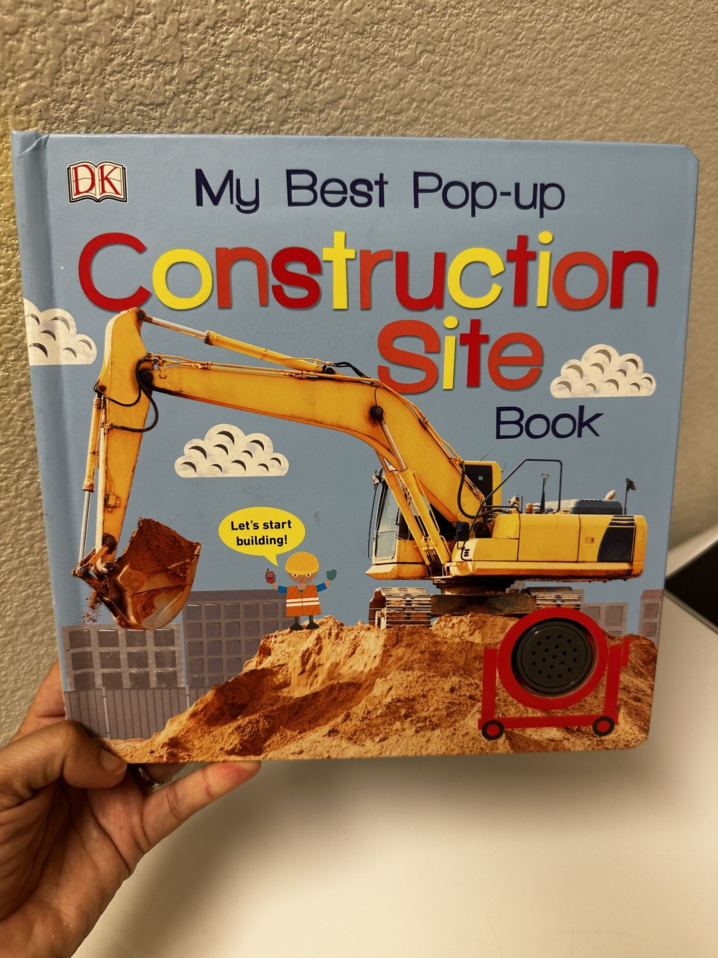 My Best Pop Up Construction Site Book Childrens Book With Sound!