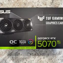 ASUS TUF Gaming GeForce RTX 5070 Ti 16GB GDDR7 OC Edition
