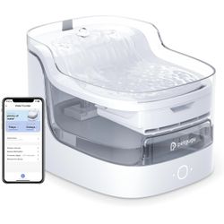 Cat Water Fountain, Automatic Water Dispenser, 2L Pet Water Fountain Transparent Water Tank, 8 Layers Filters Cat Fountain Dog Water Fountain Wireless