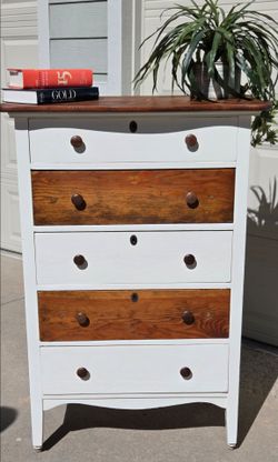 Solid wood early 20th century dresser