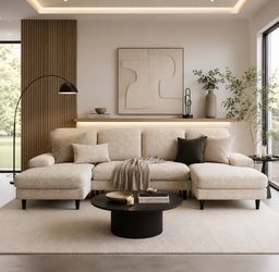NEW! Beige Couch
