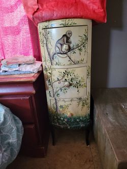 Hand painted pier one small dresser