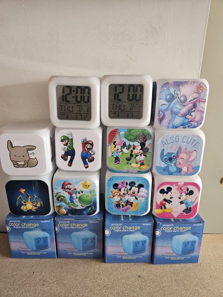 New Alarm Clocks $6 Each